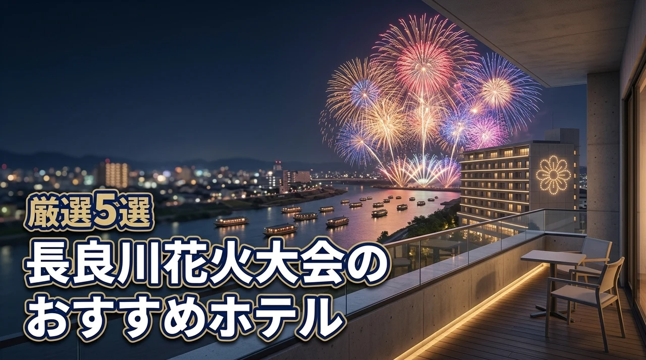 【hanabi岐阜】長良川花火大会に泊まりたいおすすめホテル