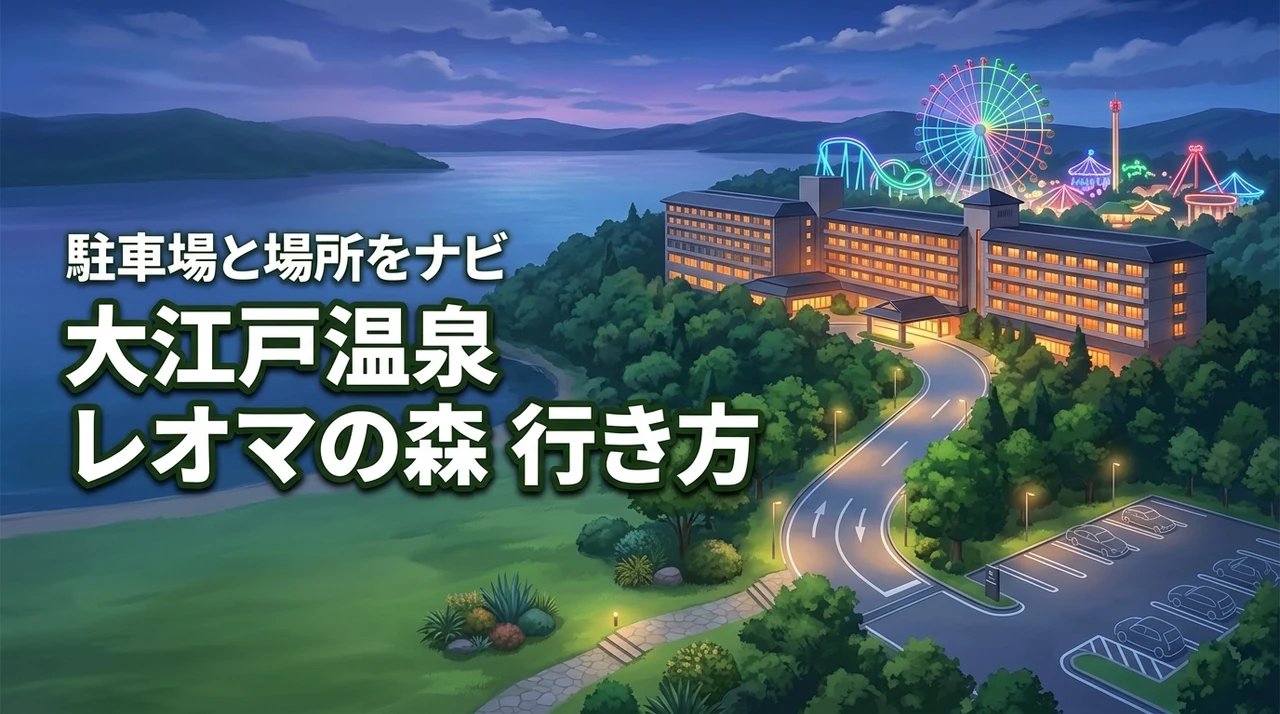 大江戸温泉物語 ホテルレオマの森の場所が不安な方へ！迷わない行き方と駐車場を解説