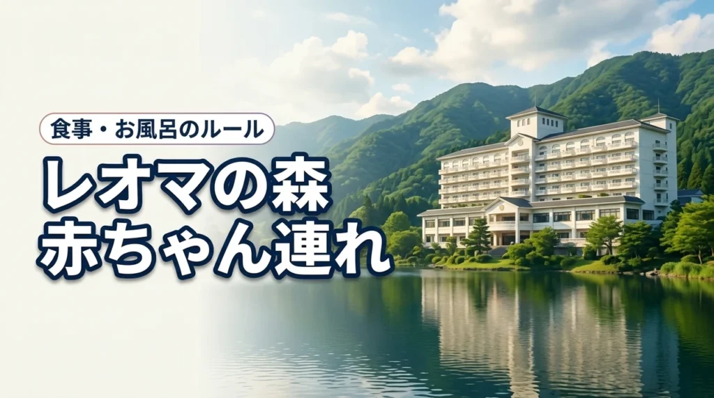 大江戸温泉物語ホテルレオマの森は赤ちゃん連れも安心？食事や風呂のルールを徹底紹介